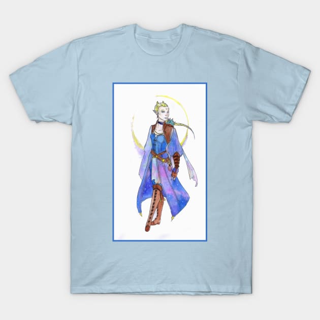 Huntress of the Moon T-Shirt by Nenril